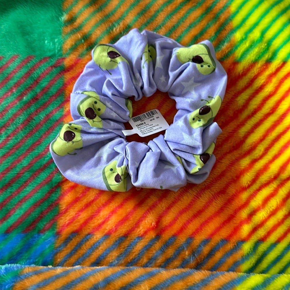 Claire’s Avocado Hair Scrunchie 🥑